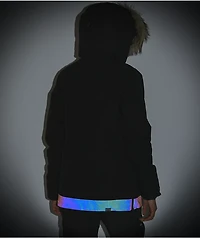 Roxy Shelter Black & Irridescent Anorak 10K Snowboard Jacket