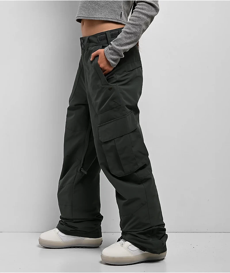 Roxy Trooper Green 10K Cargo Snowboard Pants