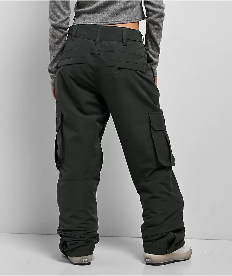 Roxy Trooper Green 10K Cargo Snowboard Pants
