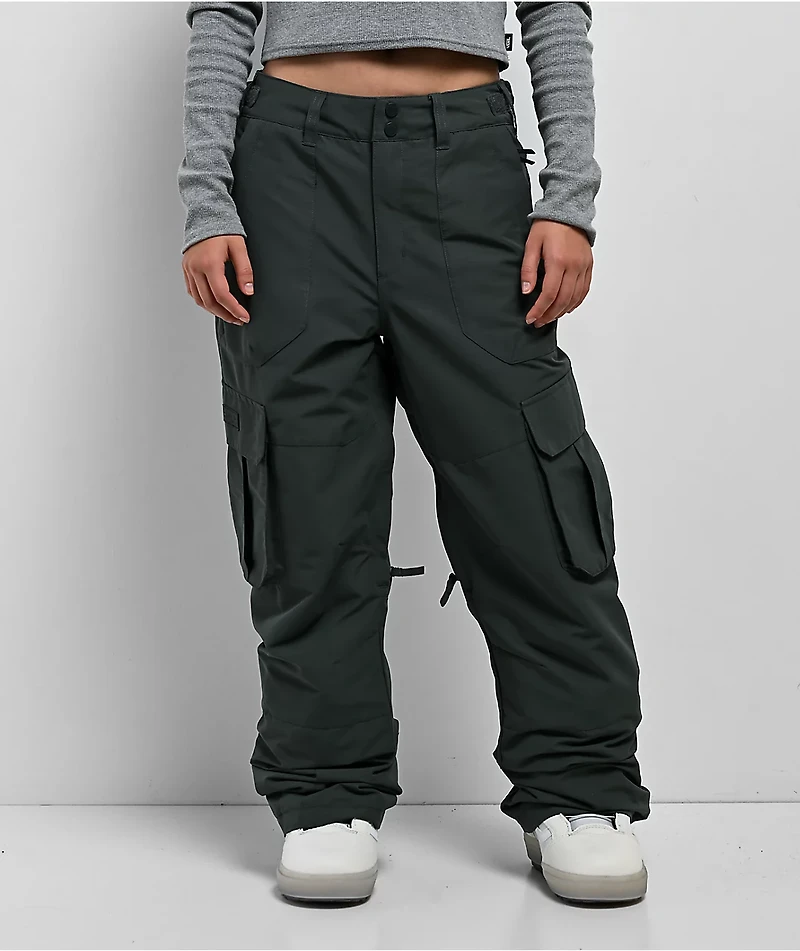 Roxy Trooper Green 10K Cargo Snowboard Pants