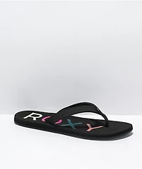 Roxy Vista III Black Sandals