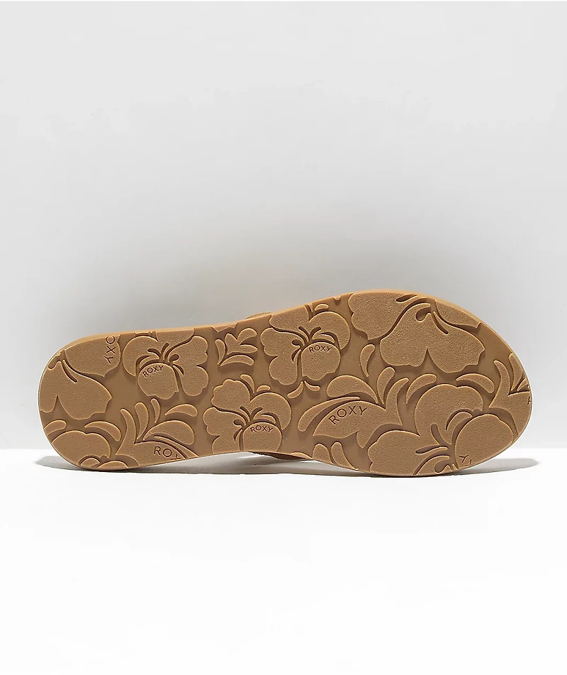 Roxy Vista III Tan Sandals