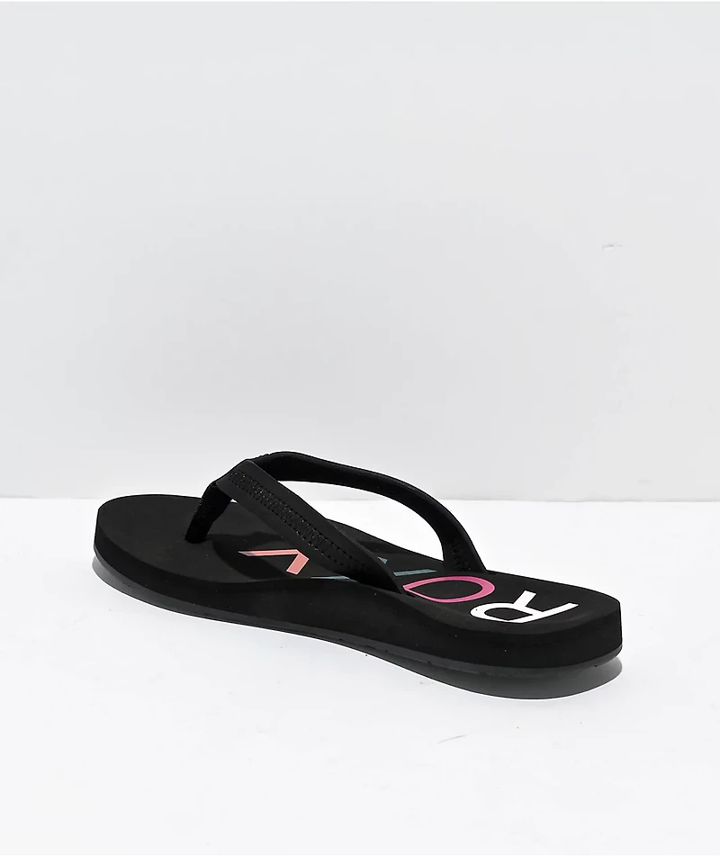Roxy Vista IV Black Sandals