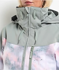 Roxy Women's Presence Sea Pine Mystery Fog 10K Parka Snowboard Jacket 2025