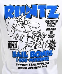 Runtz Bail Bonds White T-Shirt