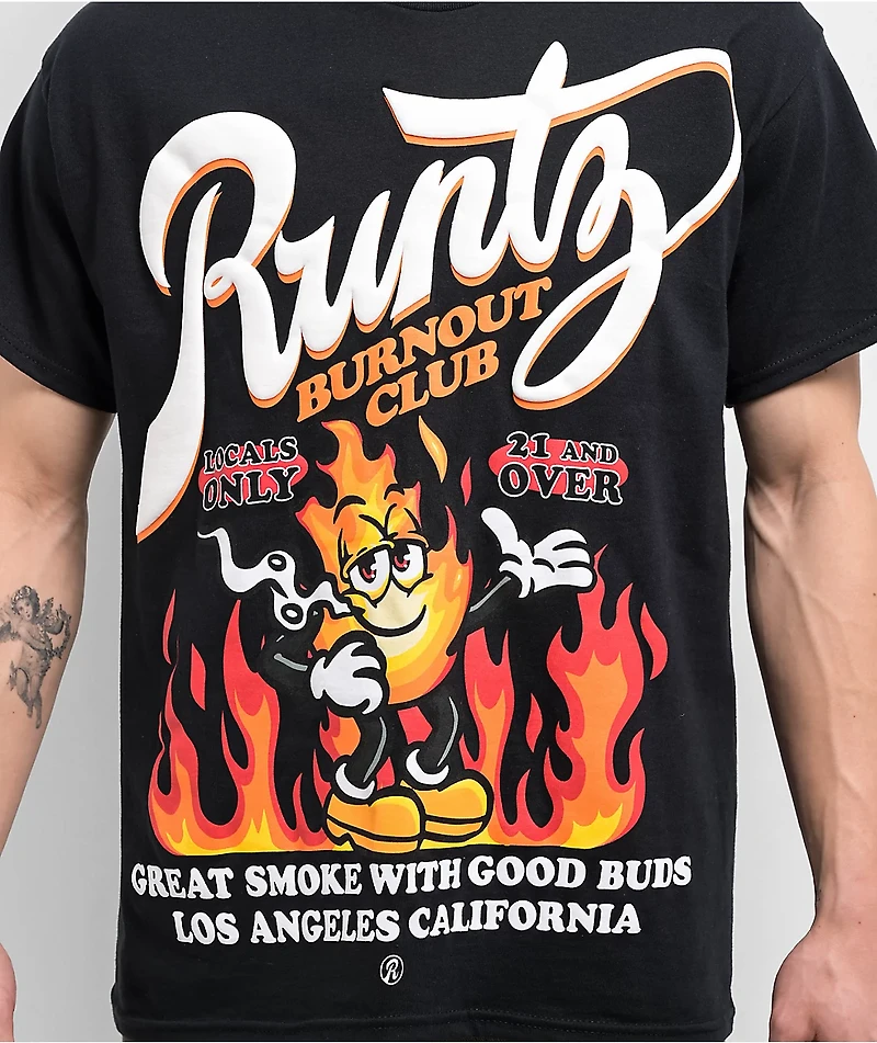 Runtz Burnout Black T-Shirt