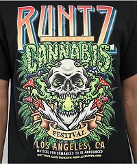 Runtz Cannabis Fest Black T-Shirt