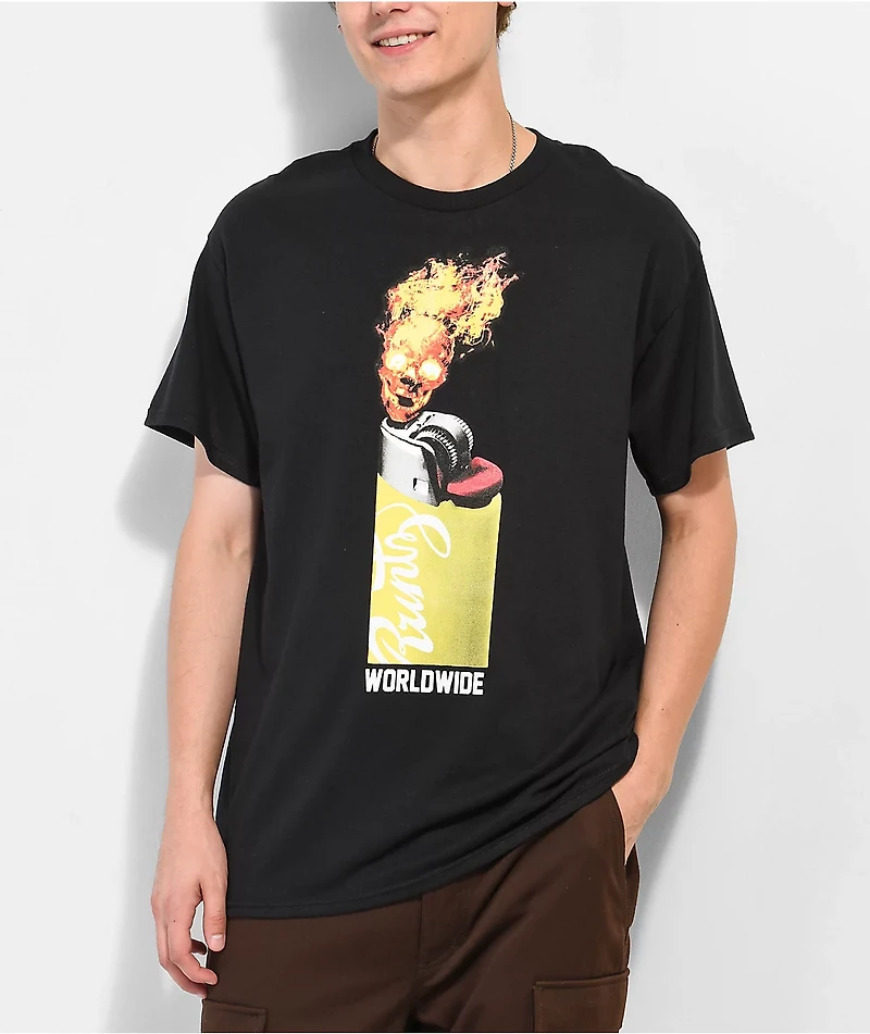 Runtz Fired Up Black T-Shirt