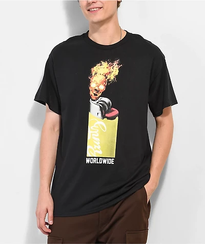 Runtz Fired Up Black T-Shirt