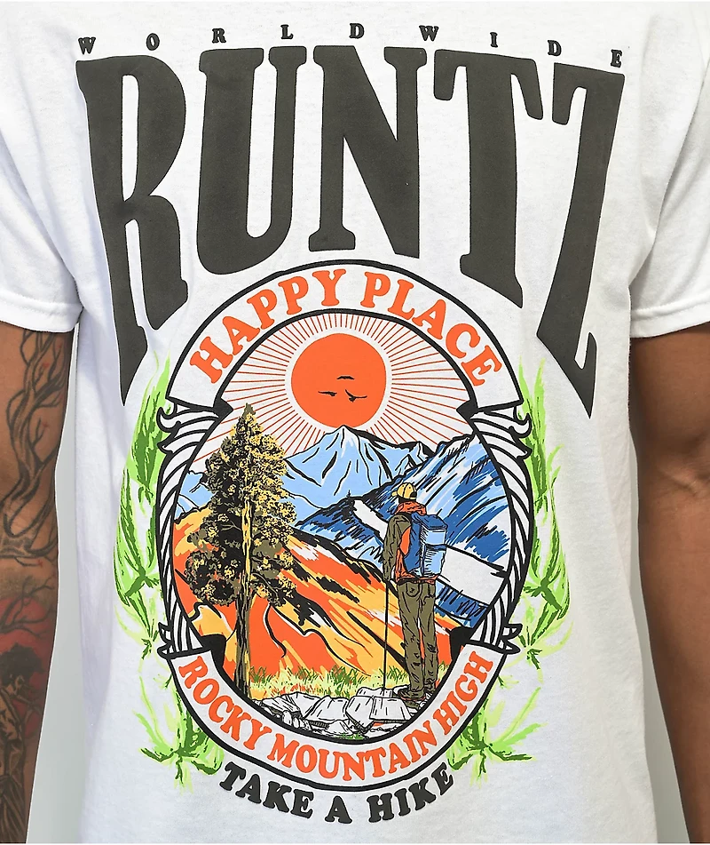 Runtz Happy Place White T-Shirt