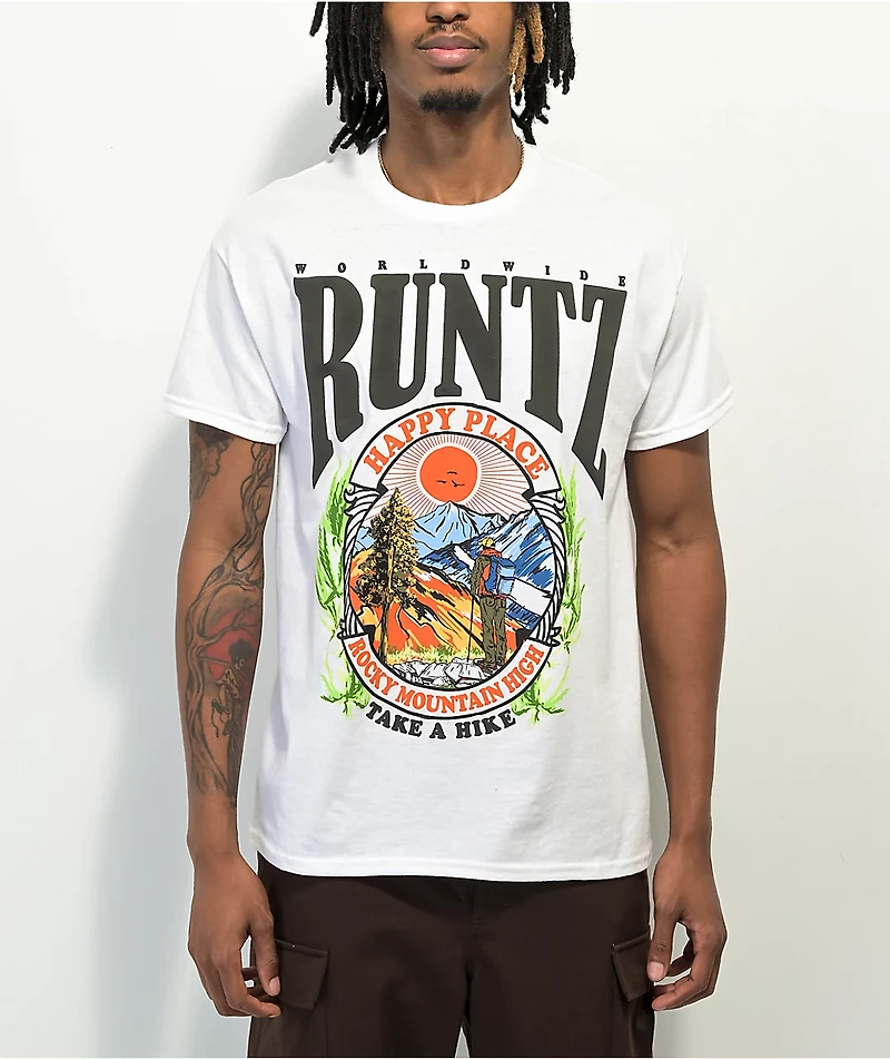 Runtz Happy Place White T-Shirt