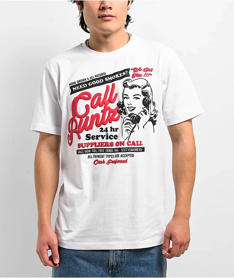 Runtz On Call White T-Shirt