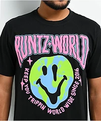 Runtz Trippy World Black T-Shirt
