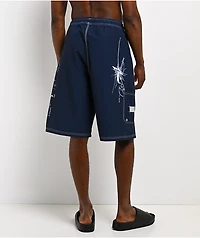 Rusty Crisis Navy Board Shorts
