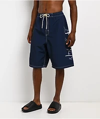 Rusty Crisis Navy Board Shorts