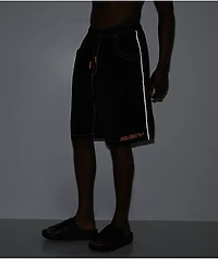 Rusty Flip Daddy Black Board Shorts