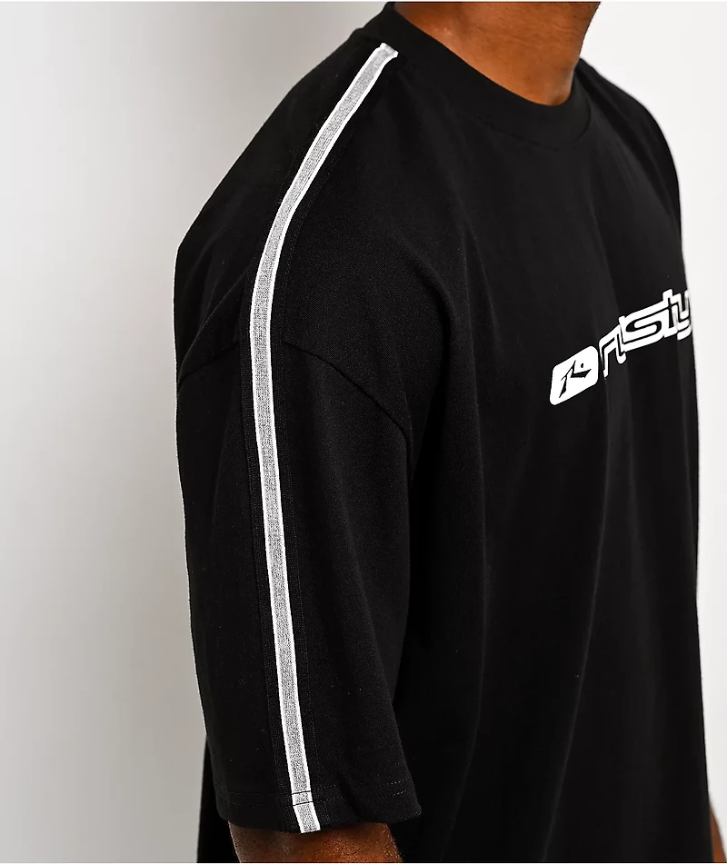 Rusty Gaffa Taped Out Black Heavyweight T-Shirt