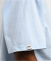 Rusty Hoodus Light Blue Plaid Button Up Shirt