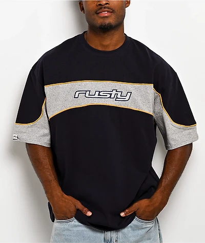 Rusty Kinetic Navy Heavyweight T-Shirt