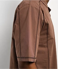 Rusty Pedro Brown Button Up Shirt