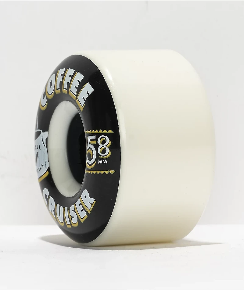 SML. Coffee Cruiser 58mm 78a Black Cruiser Skateboard Wheels