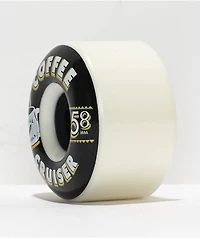 SML. Coffee Cruiser 58mm 78a Black Cruiser Wheels