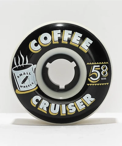 SML. Coffee Cruiser 58mm 78a Black Cruiser Wheels