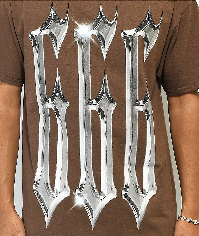SUS BOY 666 Brown T-Shirt