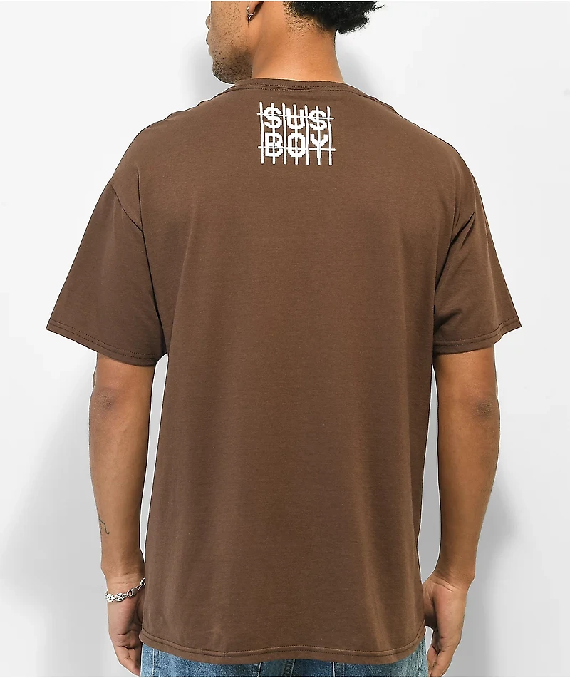 SUS BOY 666 Brown T-Shirt
