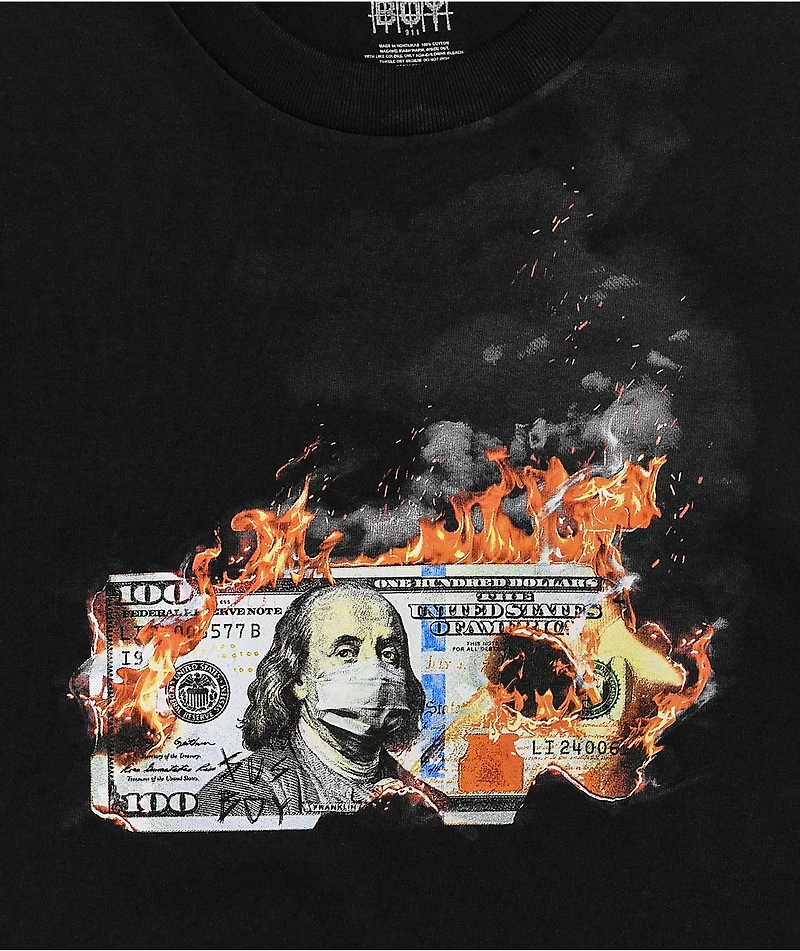 SUS BOY Burnt Black T-Shirt