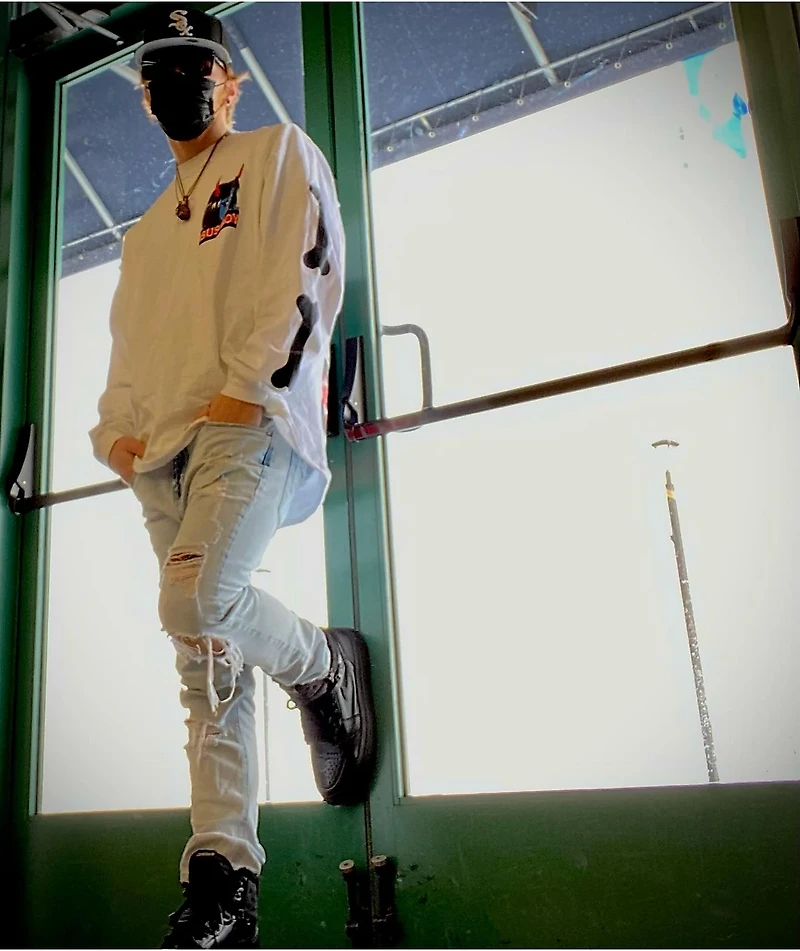 SUS BOY Demon Girl White Long Sleeve T-Shirt