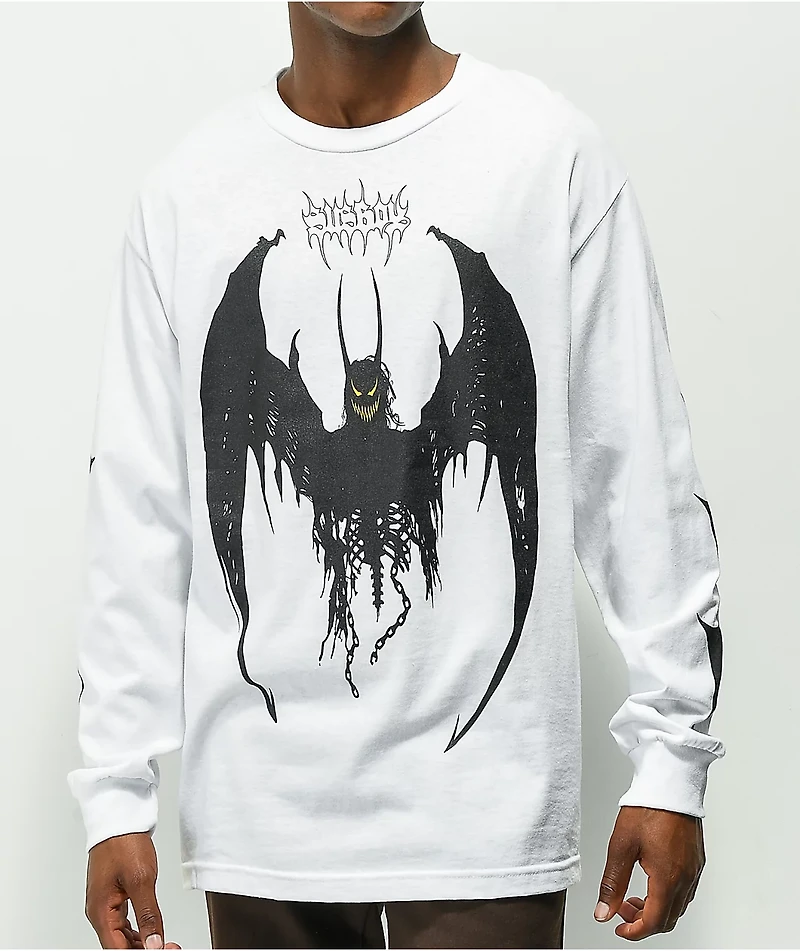 SUS BOY Half Demon White Long Sleeve Shirt