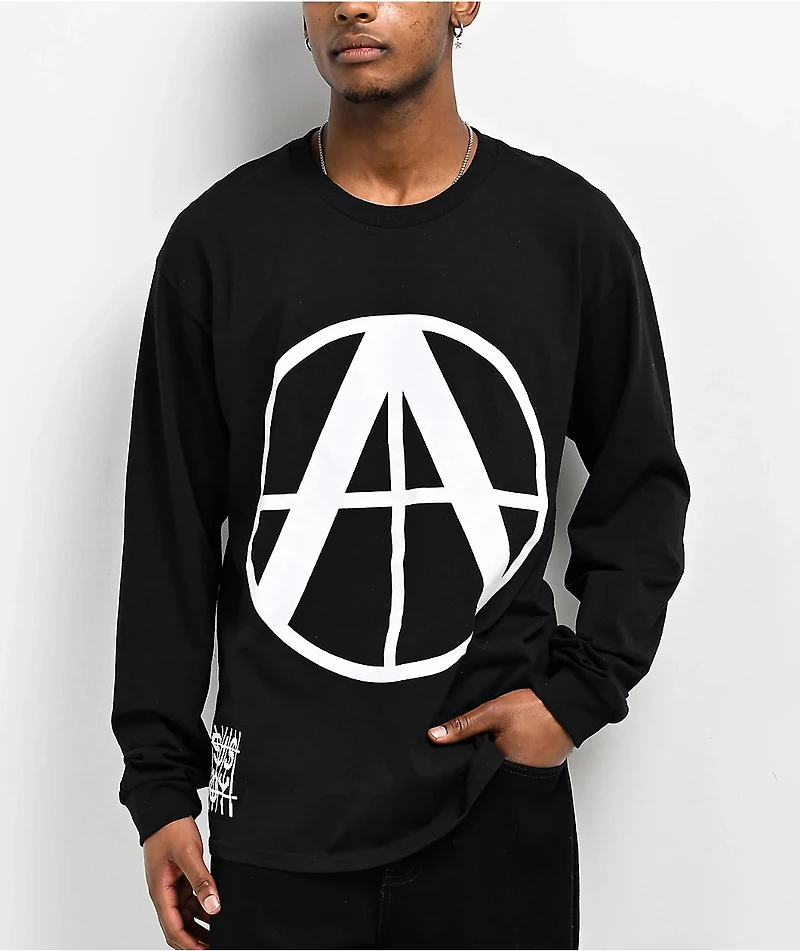 SUS BOY No Future Black Long Sleeve T-Shirt