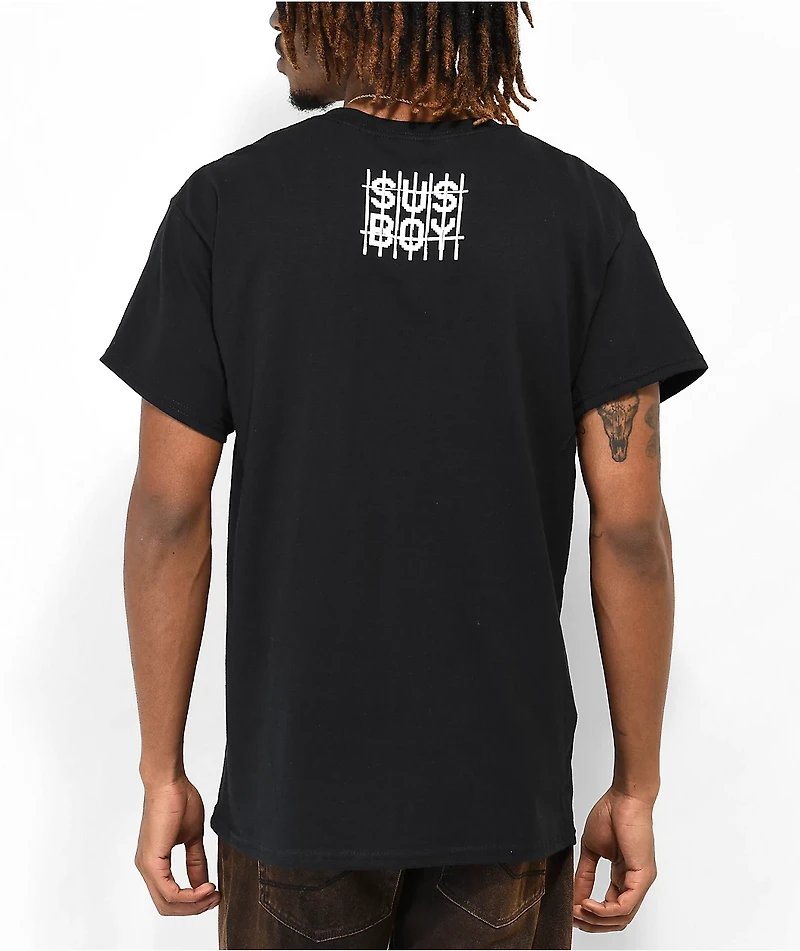 SUS BOY Up Smoke Black T-Shirt