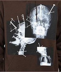 SUS BOY X-Ray Dark Brown Hoodie