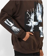 SUS BOY X-Ray Dark Brown Hoodie