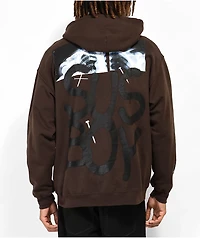 SUS BOY X-Ray Dark Brown Hoodie