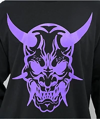 SUS BOY Yokai Black & Lavender Long Sleeve T-Shirt