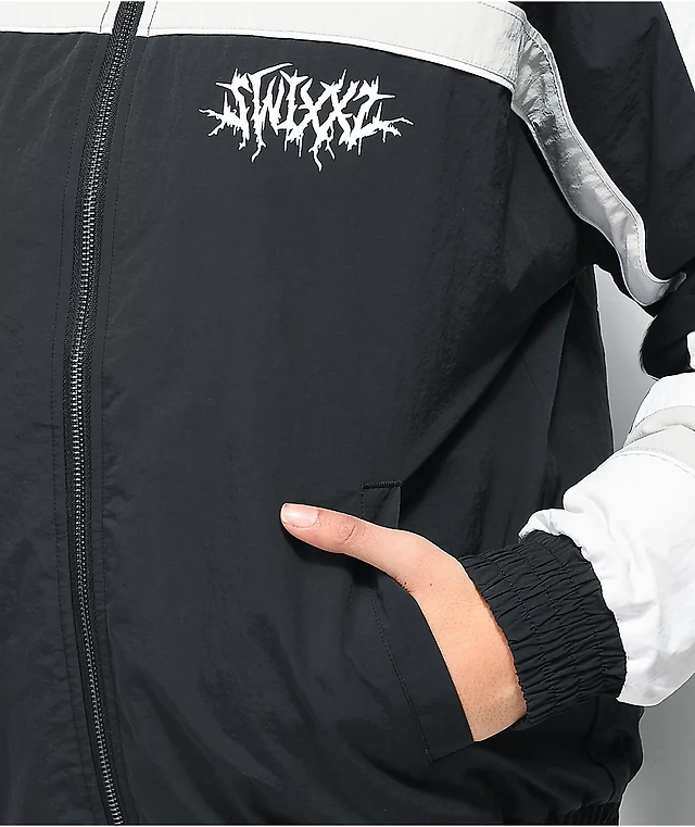 SWIXXZ Backstage Black Windbreaker Jacket Mission Valley