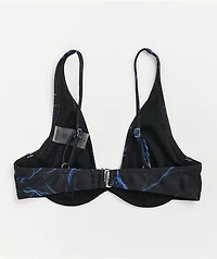 SWIXXZ Blue Thunder Underwire Triangle Bikini Top