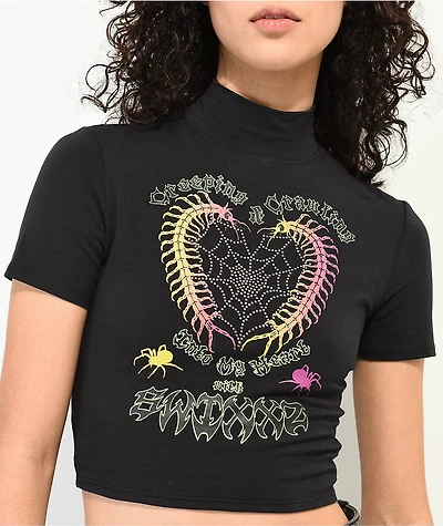 SWIXXZ Centiheart Black Buckle Baby T-Shirt