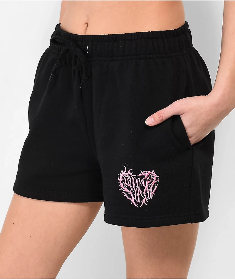 SWIXXZ Centipede Black Sweat Shorts