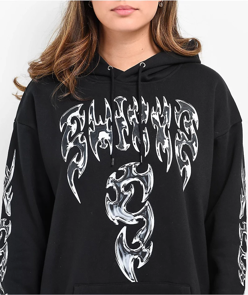 SWIXXZ Chrome Black Hoodie