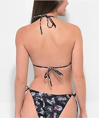 SWIXXZ Chrome Black Triangle Bikini Top