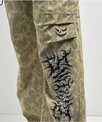 SWIXXZ Creepy Tan Cargo Parachute Pants