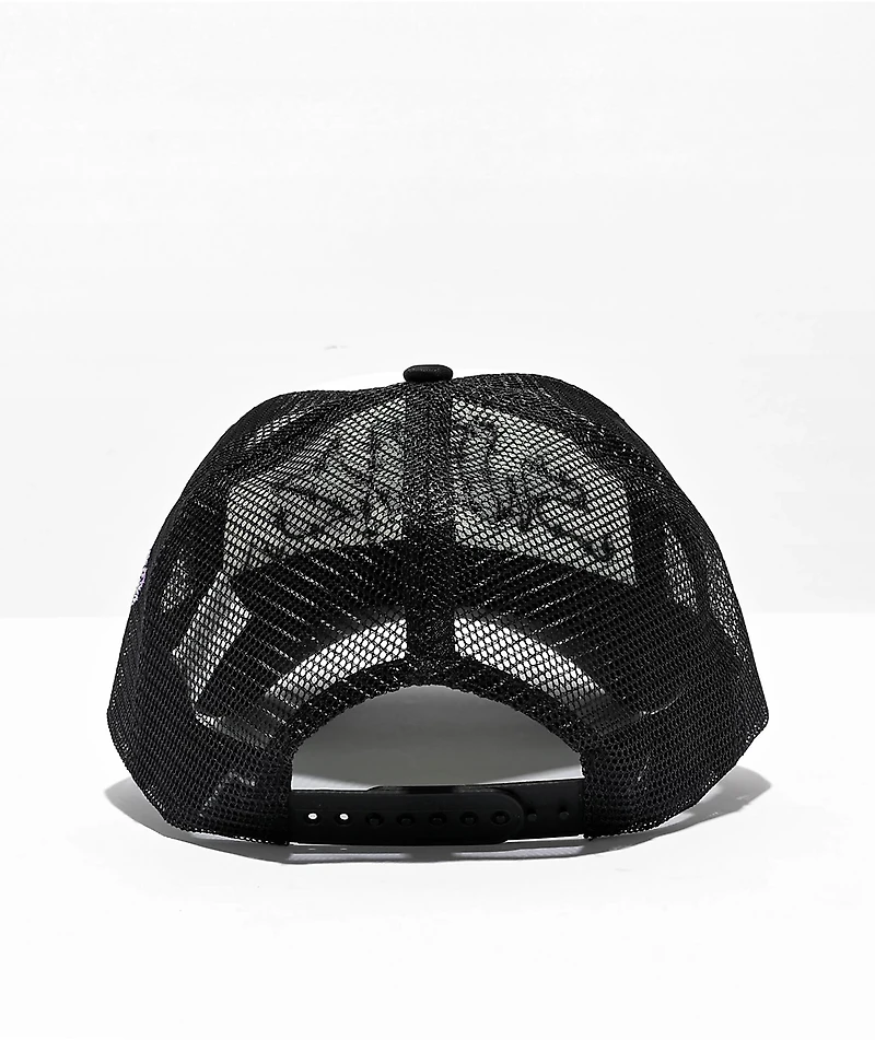 SWIXXZ Cute N Creepy Black & White Trucker Hat