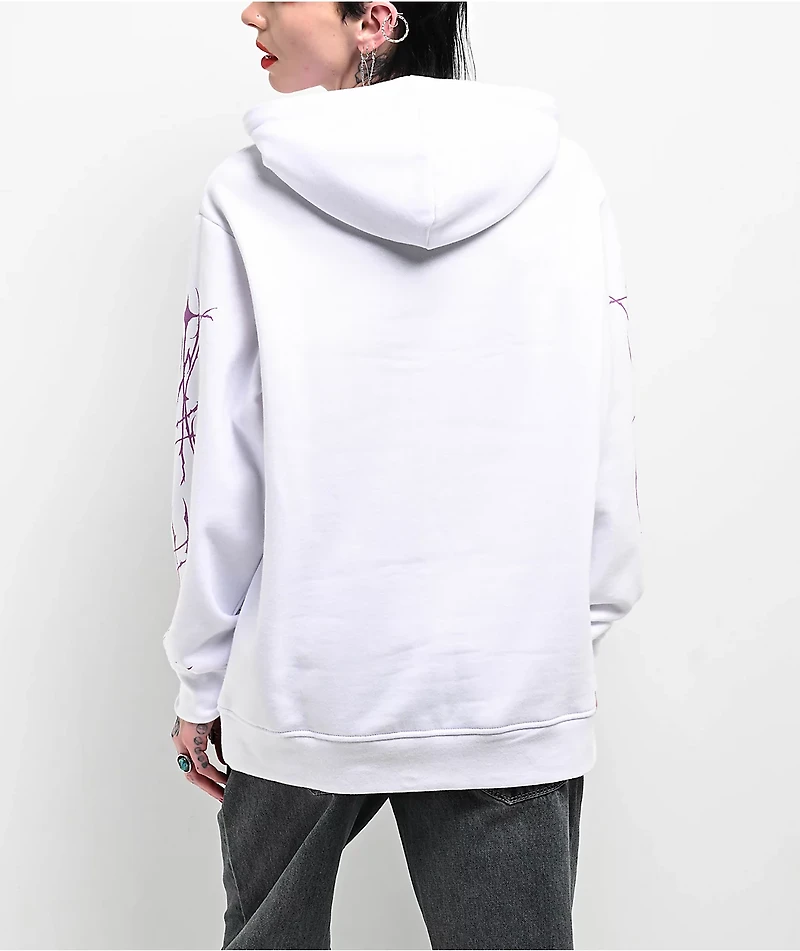 SWIXXZ Dark Castles Cyber White Hoodie