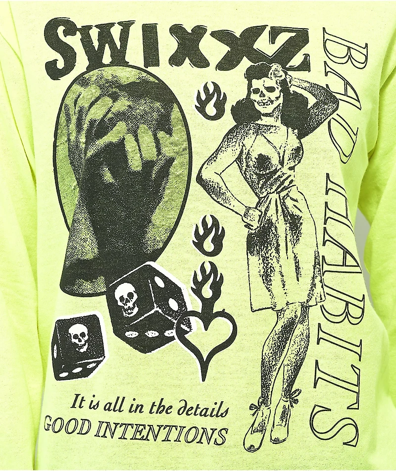 SWIXXZ Flash Sheet Long Sleeve T-Shirt