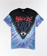 SWIXXZ Gargoyle Black & Blue Tie Dye T-Shirt