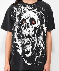 SWIXXZ Grunge Black Wash T-Shirt